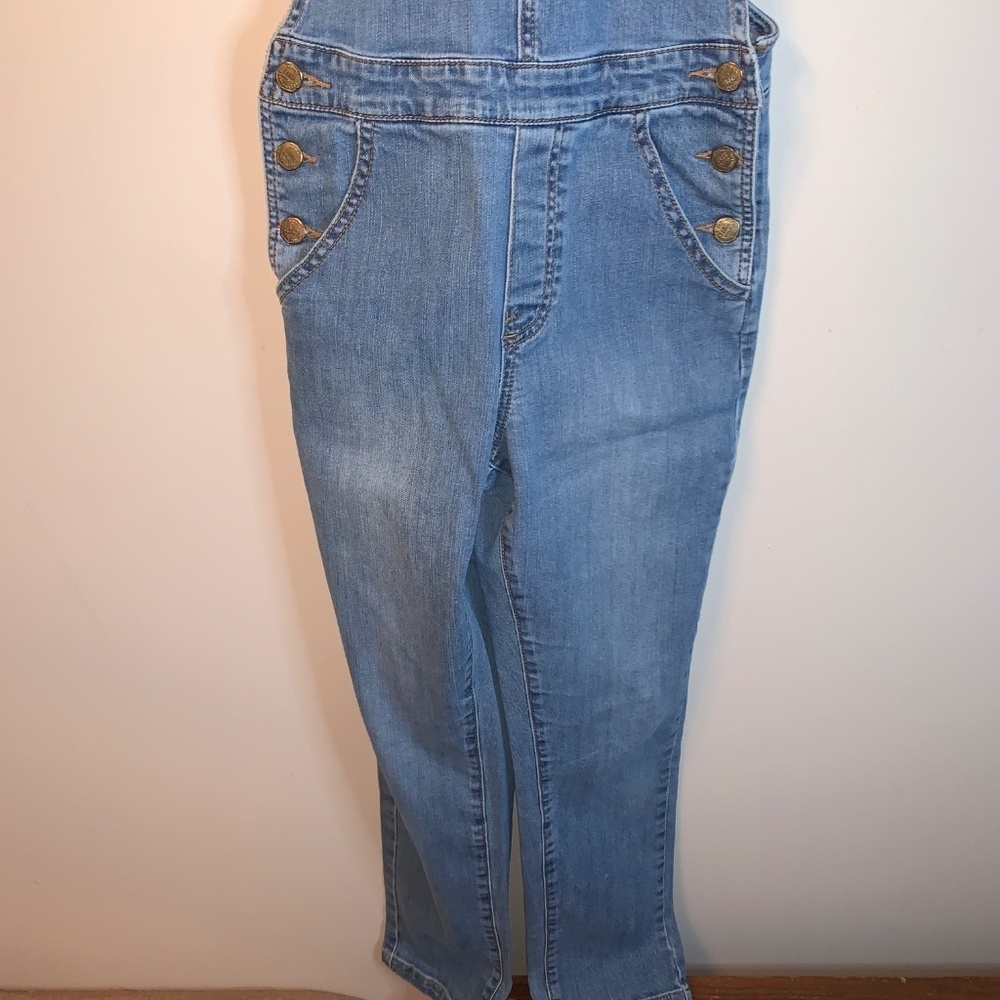 Farm Rio Jean Overalls Petite - Picture 9 of 13